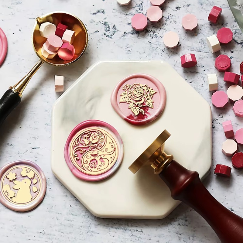 9 أختام شمعية + 1 مقبض، مجموعة - مراجعة Wax Seal Stamp Set وسعره