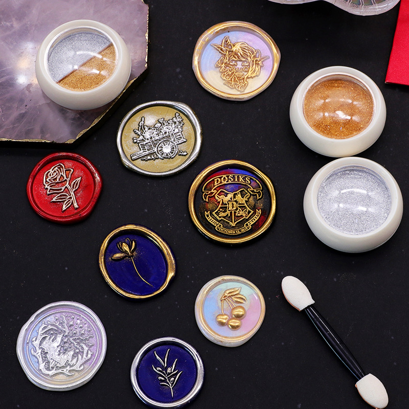 18 ألوان الذهب الشمع ختم ختم م - مراجعة Wax Seal Stamp Set وسعره