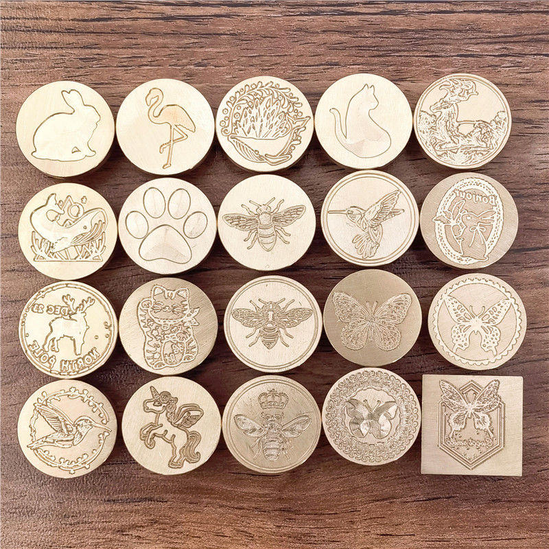 رأس ختم شمعي بتصميم فراشة وحيو - مراجعة Wax Seal Stamp Set وسعره