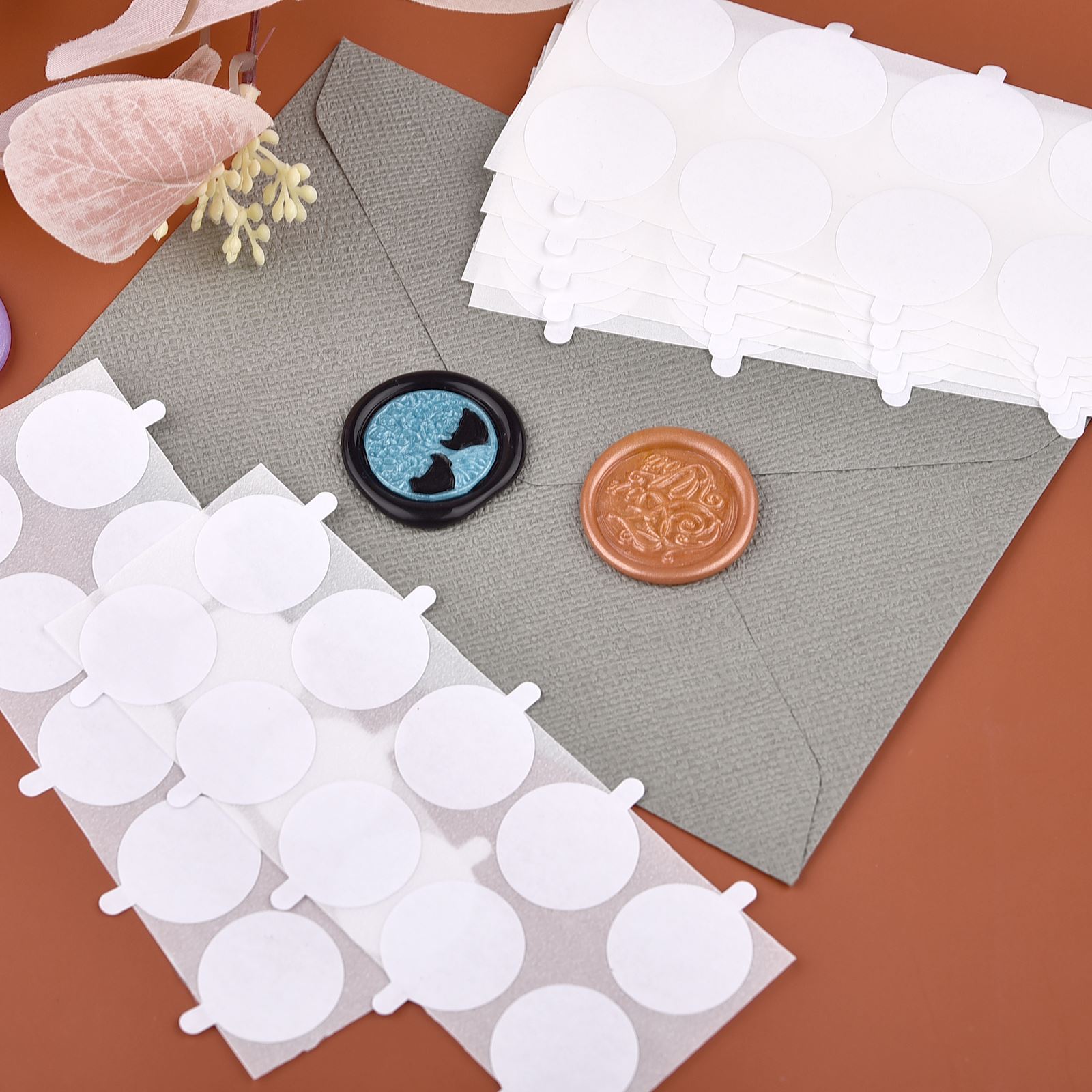 ختم الشمع ختم ملصقات لاصقة على - مراجعة Wax Seal Stamp Set وسعره