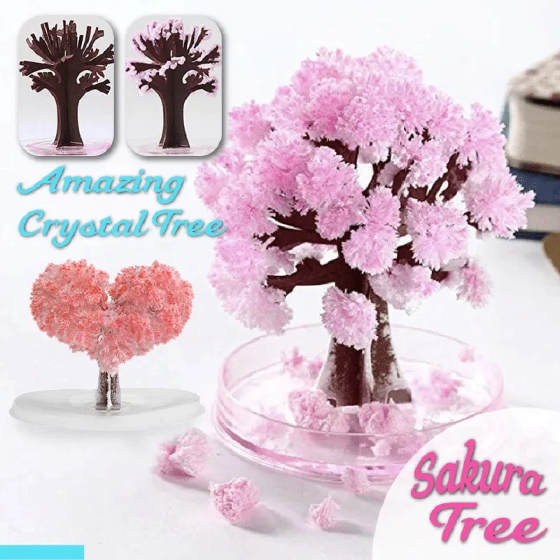شجرة ساكورا السحرية الصغيرة لت - مراجعة Paper Weight Crystal وسعره